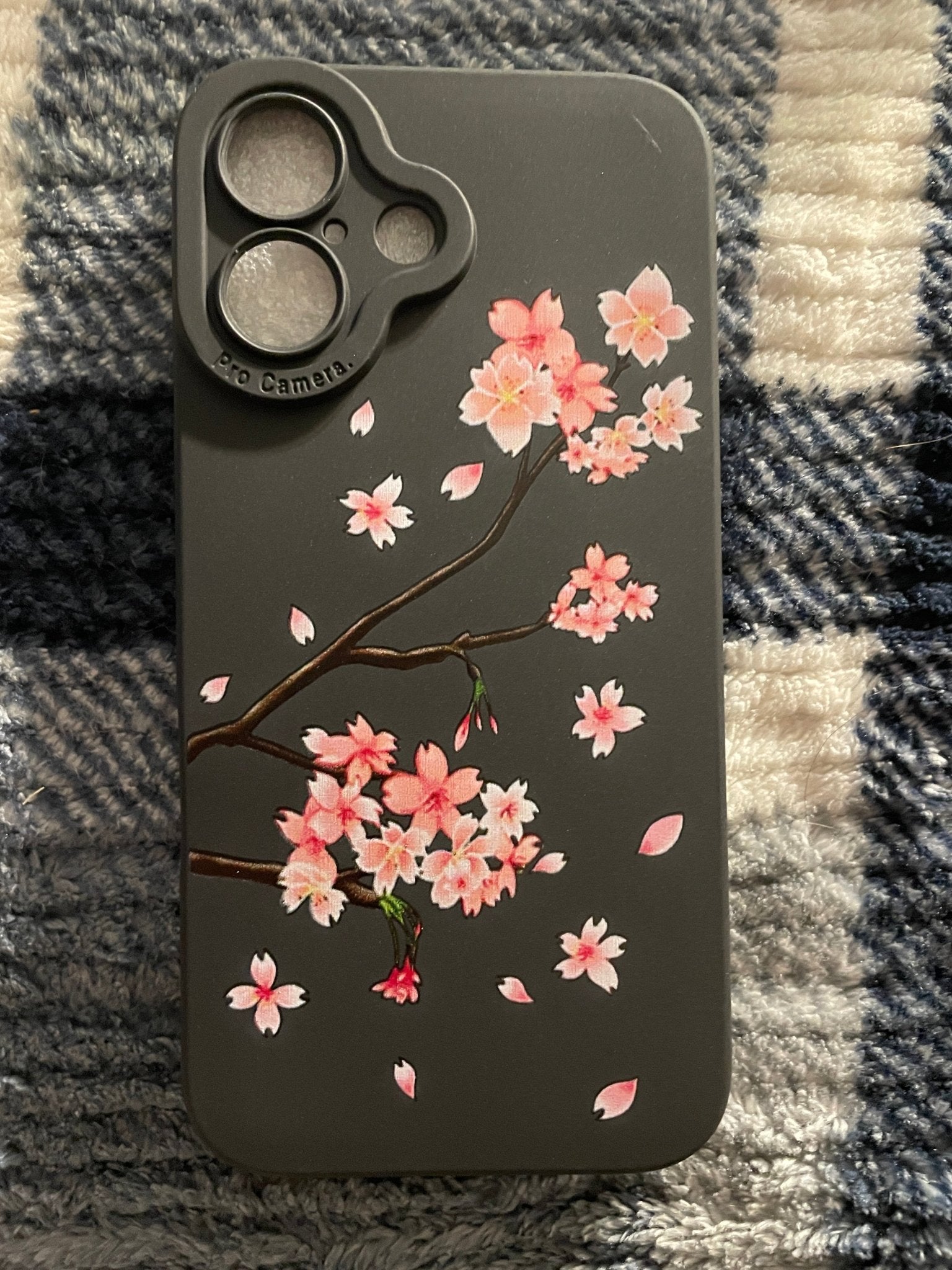 Hot Selling I Phone Cases Black Flowers Iphone 16 - BFA - Butter Fingers Anonymous
