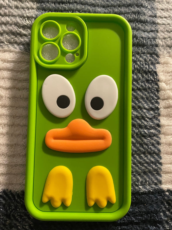 Hot Selling I Phone Cases Green duck iphone 13 pro max - BFA - Butter Fingers Anonymous