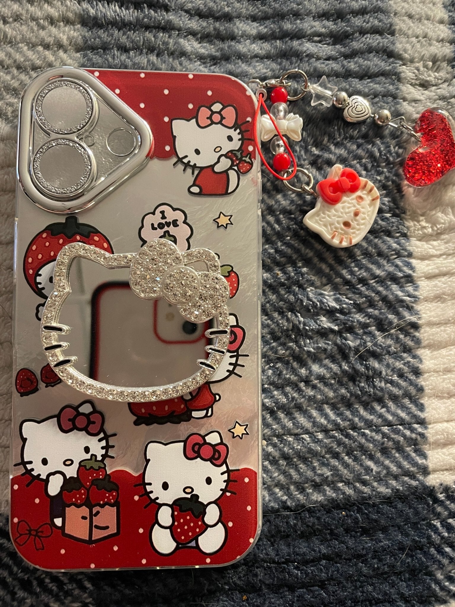 Hot Selling I Phone Cases Hello Kitty w Mirror Iphone 16 - BFA - Butter Fingers Anonymous
