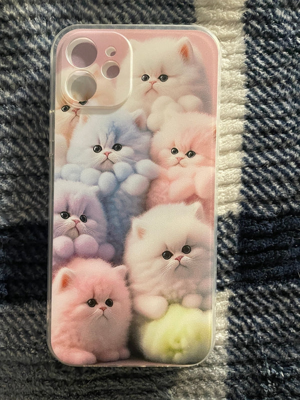 Hot Selling I Phone Cases Iphone 12 poofy kittens - BFA - Butter Fingers Anonymous