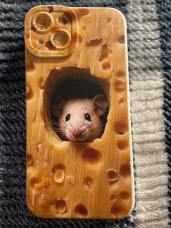 Hot Selling I Phone Cases Iphone 13 Mouse in Cheese - BFA - Butter Fingers Anonymous