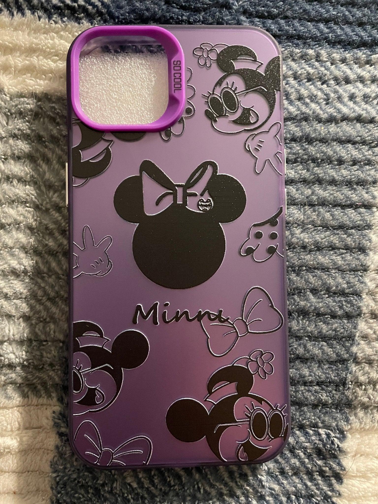 Hot Selling I phone cases Iphone 14 purple Minnie - BFA - Butter Fingers Anonymous