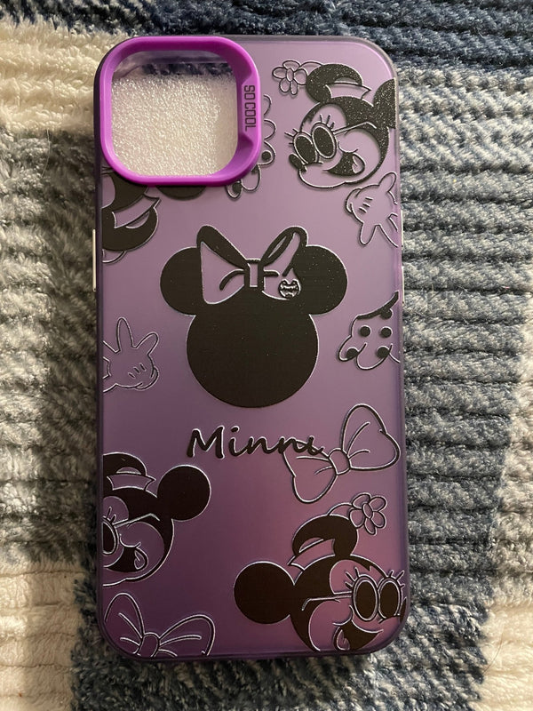 Hot Selling I phone cases Iphone 14 purple Minnie - BFA - Butter Fingers Anonymous