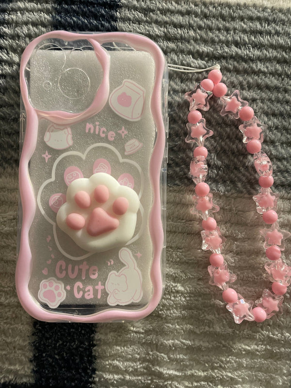 Hot Selling I phone cases Iphone 15 paw w bracelet - BFA - Butter Fingers Anonymous