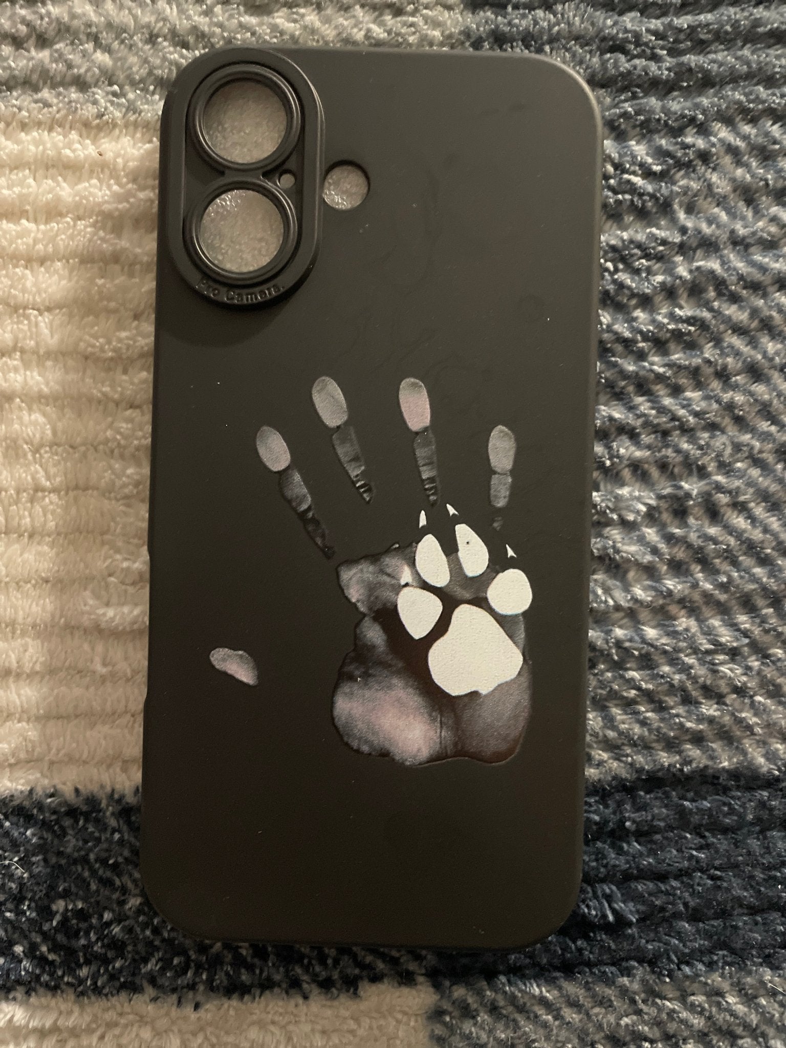 Hot Selling I phone cases Iphone 16 paw + Handprint - BFA - Butter Fingers Anonymous