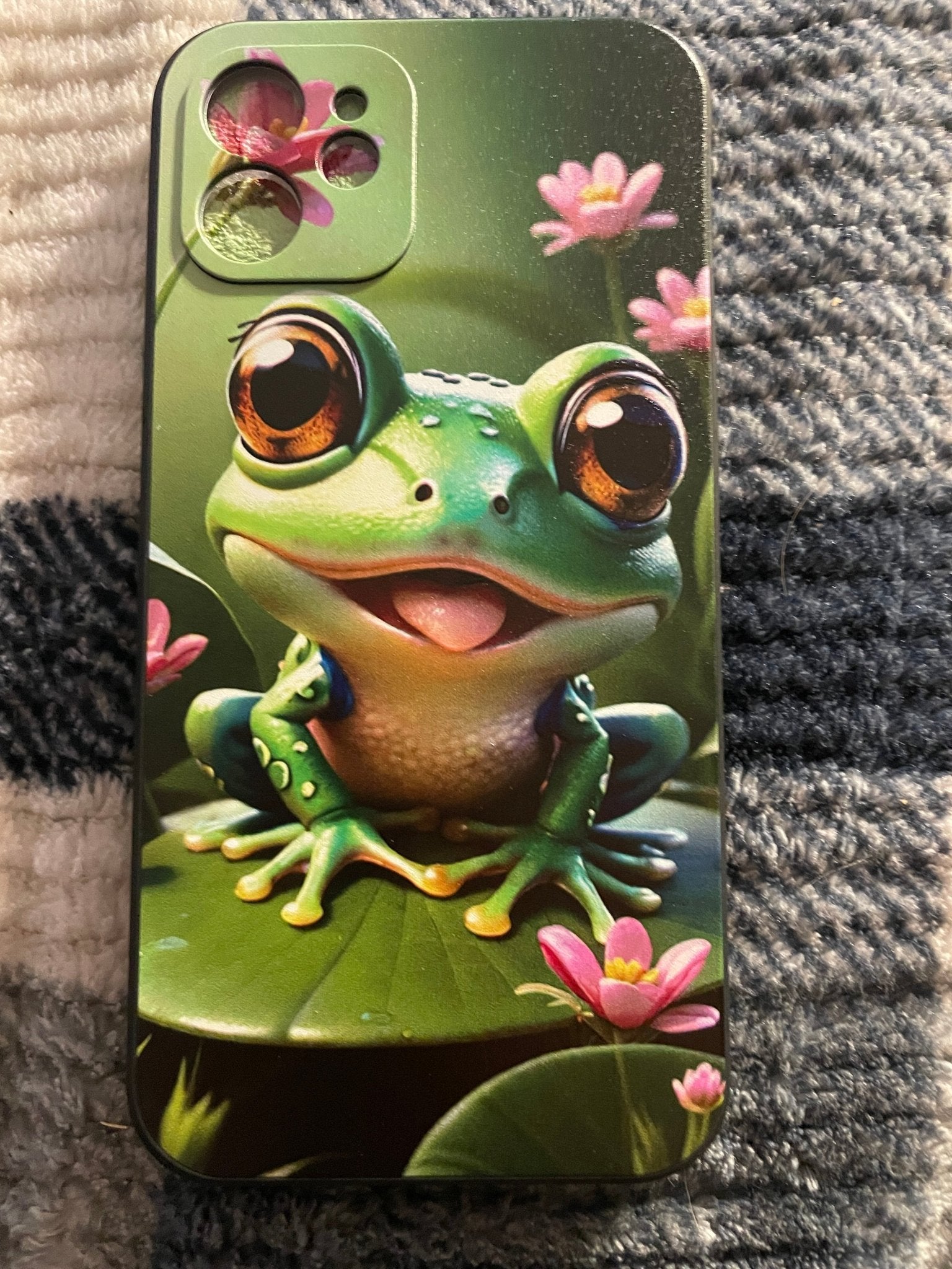 Hot sellling I phone cases I phone 12 green frog - BFA - Butter Fingers Anonymous