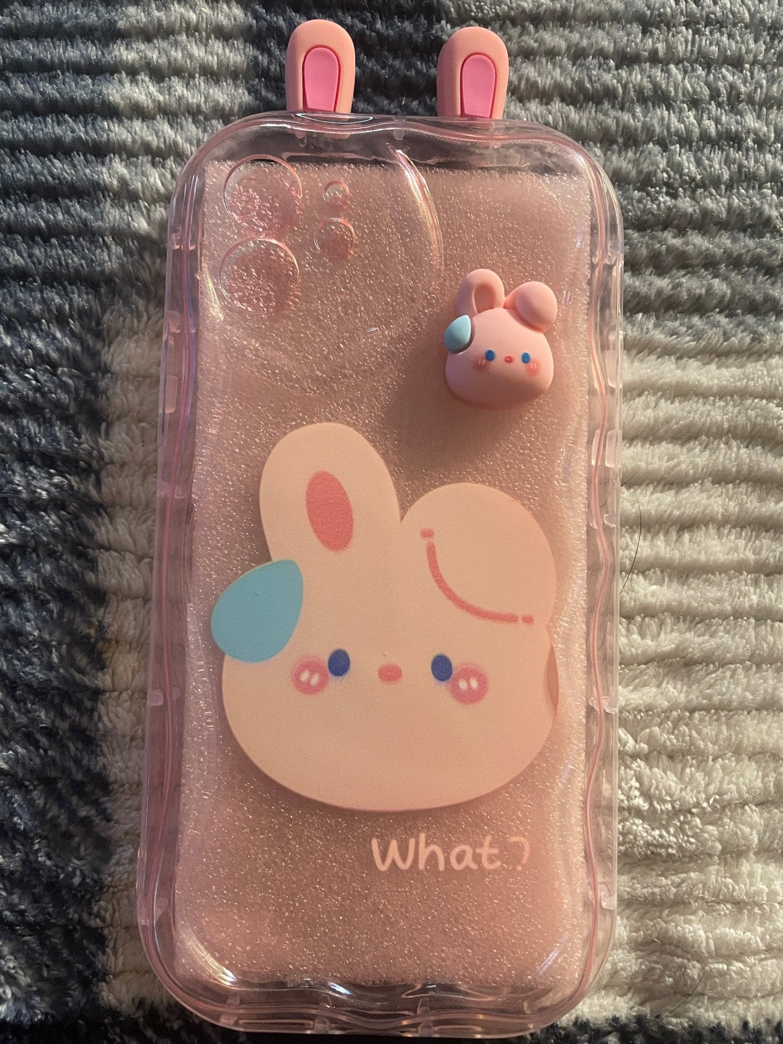 Hot sellling I phone cases I phone 12 pink bunny - BFA - Butter Fingers Anonymous