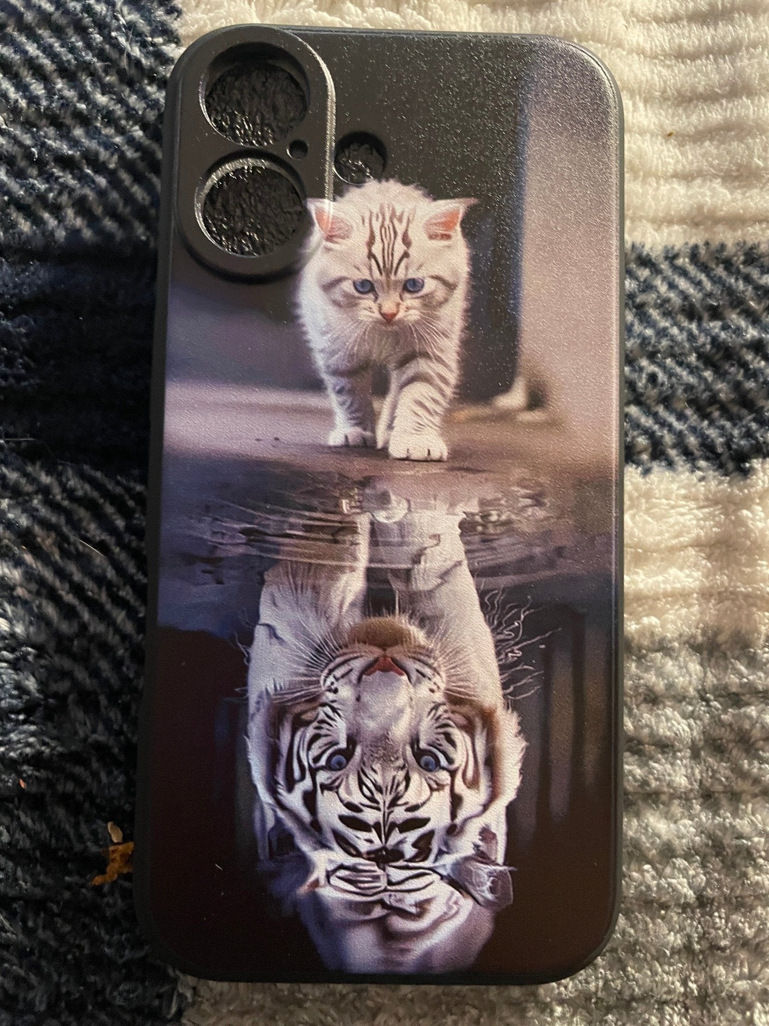 Hot sellling I phone cases I phone 16 kitty tiger relection - BFA - Butter Fingers Anonymous